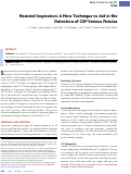 Cover page: Resisted Inspiration: A New Technique to Aid in the Detection of CSF-Venous Fistulas.