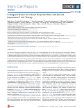 Cover page: A Safeguard System for Induced Pluripotent Stem Cell-Derived Rejuvenated T Cell Therapy