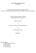 Cover page: A Foundation for Integrated Water and Species Policy: Wastewater Treatment Plant Effluent Overlaps With Wildlife in California Watersheds