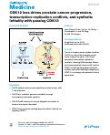 Cover page: CDK12 loss drives prostate cancer progression, transcription-replication conflicts, and synthetic lethality with paralog CDK13.