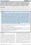 Cover page: Spatially Explicit Modeling of Schistosomiasis Risk in Eastern China Based on a Synthesis of Epidemiological, Environmental and Intermediate Host Genetic Data