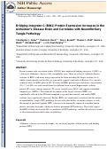 Cover page: Bridging Integrator 1 (BIN1) Protein Expression Increases in the Alzheimer's Disease Brain and Correlates with Neurofibrillary Tangle Pathology