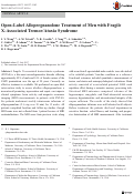 Cover page: Open-Label Allopregnanolone Treatment of Men with Fragile X-Associated Tremor/Ataxia Syndrome