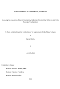 Cover page: Assessing the Association Between Internalizing Behaviors, Externalizing Behaviors and Early Substance Use Initiation