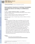 Cover page: Reducing Infection Transmission in Solid Organ Transplantation Through Donor Nucleic Acid Testing: A Cost-Effectiveness Analysis