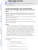 Cover page: Current dorsal myelographic column and dural diameter reduction rules do not apply at the cervicothoracic junction in horses