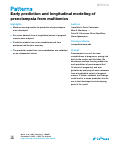 Cover page: Early prediction and longitudinal modeling of preeclampsia from multiomics.