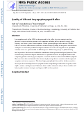 Cover page: Quality of Life and Laryngopharyngeal Reflux