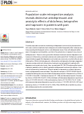 Cover page: Population scale retrospective analysis reveals distinctive antidepressant and anxiolytic effects of diclofenac, ketoprofen and naproxen in patients with pain