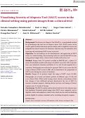 Cover page: Visualizing Severity of Alopecia Tool (SALT) scores in the clinical setting using patient images from a clinical trial