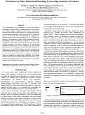 Cover page: Persistence of Naïve Statistical Reasoning Concerning Analysis of Variance