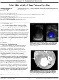 Cover page: Adult Male With Left Arm Pain and Swelling