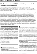 Cover page: The Development and Validation of Radiopharmaceuticals Targeting Bacterial Infection