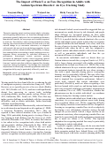 Cover page: The Impact of Mask Use on Face Recognition in Adults with Autism Spectrum Disorder: An Eye-Tracking Study