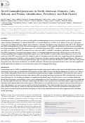 Cover page: Novel Gammaherpesviruses in North American Domestic Cats, Bobcats, and Pumas: Identification, Prevalence, and Risk Factors