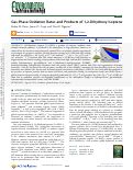 Cover page: Gas-Phase Oxidation Rates and Products of 1,2-Dihydroxy Isoprene