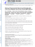 Cover page: Marine ω-3 polyunsaturated fatty acid and fish intake after colon cancer diagnosis and survival: CALGB 89803 (Alliance)