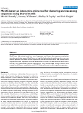 Cover page: MotifCluster: an interactive online tool for clustering and visualizing sequences using shared motifs