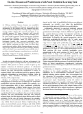 Cover page: On-line Measures of Prediction in a Self-Paced Statistical Learning Task