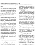 Cover page: Continuous monitoring of crosswell seismic travel time