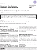 Cover page: Educational Case: Incidental Gallbladder Adenocarcinoma