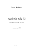 Cover page: Audiodoodle #3