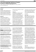 Cover page: The Otolaryngology Residency Program Preference Signaling Experience.