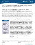 Cover page: Up to 8 Years Follow-up From RESONATE-2: First-Line Ibrutinib Treatment for Patients With Chronic Lymphocytic Leukemia