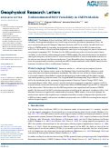 Cover page: Underestimated MJO Variability in CMIP6 Models