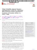 Cover page: Safety, Tolerability, Systemic Exposure, and Metabolism of CRS3123, a Methionyl-tRNA Synthetase Inhibitor Developed for Treatment of Clostridium difficile, in a Phase 1 Study.