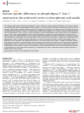 Cover page: Isoform specific differences in phospholipase C beta 1 expression in the prefrontal cortex in schizophrenia and suicide.