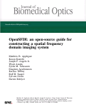 Cover page: OpenSFDI: an open-source guide for constructing a spatial frequency domain imaging system