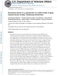 Cover page: Restorative effects of (+)-epicatechin in a rodent model of aging induced muscle atrophy: underlying mechanisms.