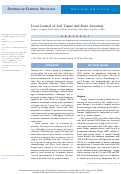 Cover page: Local Control of Soft Tissue and Bone Sarcomas