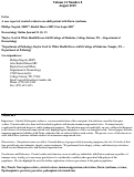 Cover page: A case report of crusted scabies in an adult patient with Down syndrome