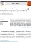 Cover page: Cooling Energy Savings and Occupant Feedback in a Two Year Retrofit Evaluation of 99 Automated Ceiling Fans Staged With Air Conditioning