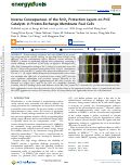 Cover page: Inverse Consequences of the SnO2 Protection Layers on Pt/C Catalysts in Proton-Exchange Membrane Fuel Cells