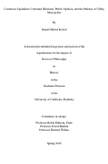 Cover page: Courteous Capitalism: Customer Relations, Public Opinion, and the Defense of Monopoly Utilities