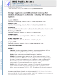 Cover page: Virologic suppression and CD4+ cell count recovery after initiation of raltegravir or efavirenz-containing HIV treatment regimens