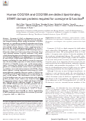 Cover page: Human COQ10A and COQ10B are distinct lipid-binding START domain proteins required for coenzyme Q function[S]