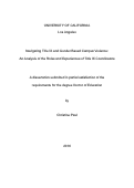 Cover page: Navigating Title IX and Gender Based Campus Violence: An Analysis of the Roles and Experiences of Title IX Coordinators