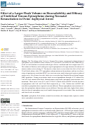 Cover page: Effect of a Larger Flush Volume on Bioavailability and Efficacy of Umbilical Venous Epinephrine during Neonatal Resuscitation in Ovine Asphyxial Arrest