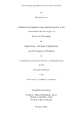 Cover page: Uncertainty quantification of reduced models