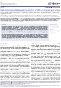 Cover page: Rigid monoclonal antibodies improve detection of SARS-CoV-2 nucleocapsid protein