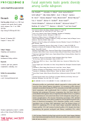 Cover page: Facial asymmetry tracks genetic diversity among Gorilla subspecies