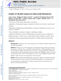 Cover page: Quality of life after surgery for intracranial meningioma