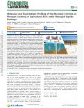 Cover page: Molecular and Dual-Isotopic Profiling of the Microbial Controls on Nitrogen Leaching in Agricultural Soils under Managed Aquifer Recharge