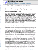 Cover page: Neurocognition after motor vehicle collision and adverse post-traumatic neuropsychiatric sequelae within 8 weeks: Initial findings from the AURORA study.