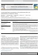 Cover page: Cerebrospinal fluid concentrations of N-acetylcysteine after oral administration in Parkinson's disease