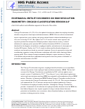 Cover page: Esophageal motility disorders on high-resolution manometry: Chicago classification version 4.0©.